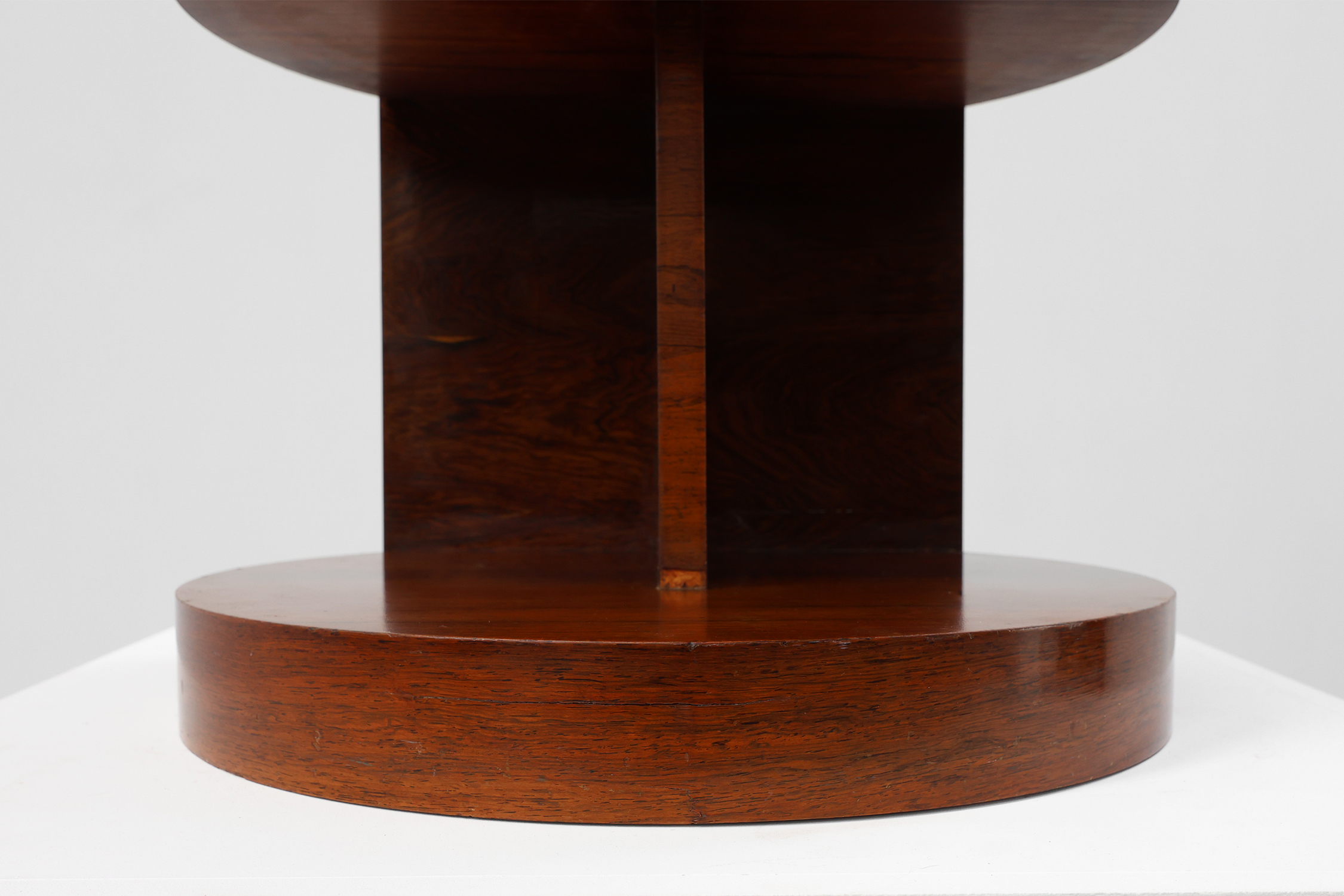 Wooden Nightstand or Cabinet by Michel Dufet in Art Deco style, France ca. 1930thumbnail